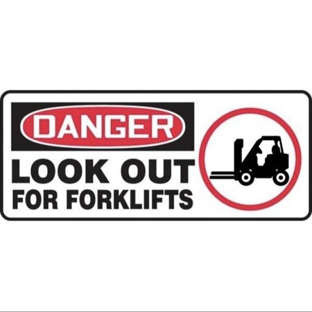 Accuform OSHA DANGER Safety Sign LOOK OUT MVHR117VS MVHR117VS